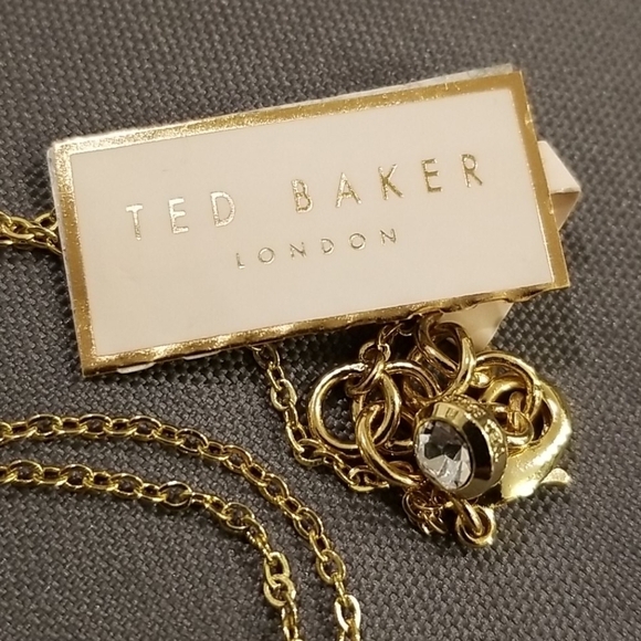 💕TED BAKER LONDON💕 Signy Sweetie Bow Pendant Necklace ~ Gold NWT - Picture 12 of 12